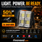 Portable Solar Work Light with 4 Lighting Modes