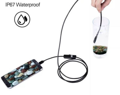 🔍 49% OFF! ✨ 3-IN-1 ENDOSCOPE - 2.0MP HD with 6 LED Lights, IP67 Waterproof, Compatible with Smartphones for Home Inspection and DIY Projects 📱🛠️