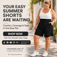 Women's Casual Wide-Leg Knee-Length Shorts