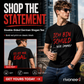 Funny  Slogan Men's Black T-Shirt Casual Short Sleeve Crew Neck Top