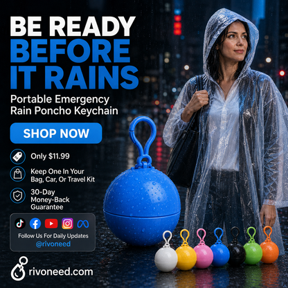 Portable Disposable Raincoat