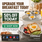 3-in-1 Stainless Steel Egg Poacher Mold
