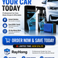 Gentle Effective Car Cleaning Spray with Sponge & Cloth