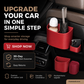 🥳2026 HOT SALE🥳💞50K+ SOLD!🚗🧺 50% OFF! Leather Car Door Cup Holder – Wide‑mouth opening, easy reach for drinks & phone. Clip‑on secure fit. PU leather, tough & stylish. 🛡️✨