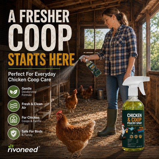 Natural Poultry Coop Cleaning Spray