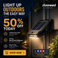 Outdoor Solar Clip Light with Motion Sensor
