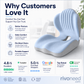 Ergonomic Seat Cushion With Lumbar Support