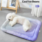 ⏳LAST DAY SALE ONLY💲23.99!!❄️Pawchill™🇺🇸Pet Cooling Mat for Dogs & Cats 🐾  Naturally Cool Ice-Silk Pad • Breathable, Washable & Soft 🌿  For Floors, Sofas & Car Travel • Multiple Sizes • Gradient Colours ☀️🐶🐱
