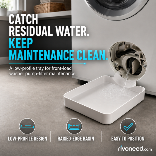 Universal Front-Load Washing Machine Drain Pan
