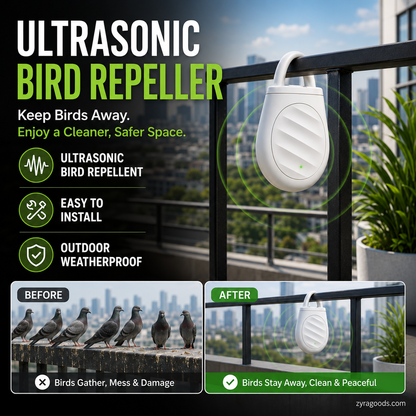 Portable Ultrasonic Bird Repellent Keychain