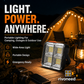 Portable Solar Work Light with 4 Lighting Modes