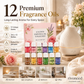 12-Pack Water Soluble Essential Oils Set