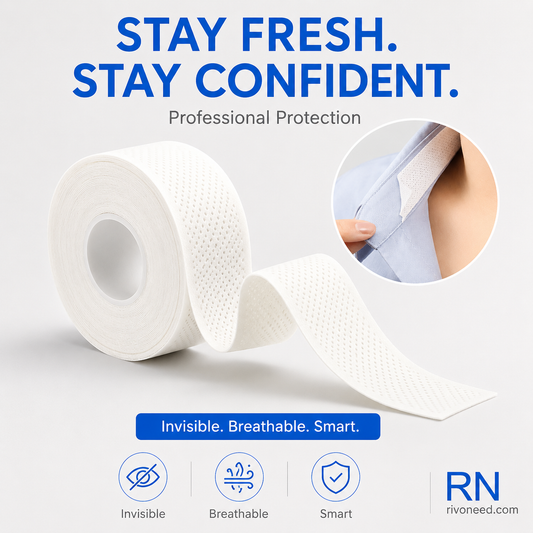 Invisible Disposable Collar & Cuff Sweat Liners