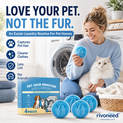Reusable Pet Hair Remover Laundry Balls