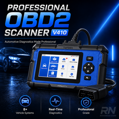 Multifunctional OBD2 diagnostic scanner for vehicle engines