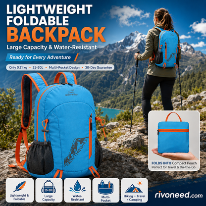 Foldable Waterproof Camping Backpack