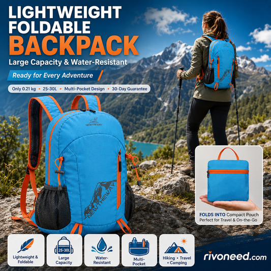 Foldable Waterproof Camping Backpack