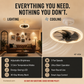 2-in-1 Mute Adjustable Fan Light with Remote Control for Bedroom