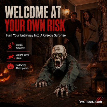Halloween Horror Model Crawling Ghost