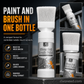 Water-Based Metallic Silver Paint with Built-in Brush