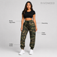 🌿 Women’s Camouflage Cargo Jogger Pants – Trendy & Comfortable