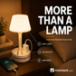 💡 Bedside Lamp with AC Outlets and USB Ports