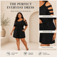 ☀️ Women’s Casual Cold-Shoulder Romper with Tie-Waist – Summer Ready & Effortless