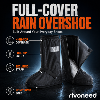 🌧️ Reusable Waterproof Boot Covers for Rain, Mud & Snow