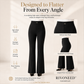 ✨ Women's High-Waist Flared Trousers | Leg-Lengthening Comfort & Effortless Elegance 👖