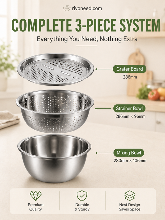 Multifunctional Stainless Steel Sink 🥒🥕🥔🍠