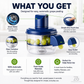 Transparent Electric Fruit and Vegetable Peeler