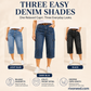 Women's Casual Stretchy Cropped Denim Pants