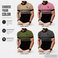 🔥 Men's Modern Graphic Print Crew Neck T-Shirt – Casual Streetwear Cotton Blend Tee