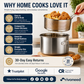 Multifunctional 304 Stainless Steel Frying Pot