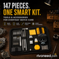 Complete 72-Piece Watch Repair Kit