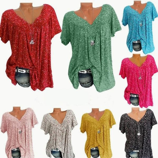 🌸LAST DAY SPECIAL PRICE: ￡9.99 & FREE SHIPPING!!🌸Spring fashion print short sleeve