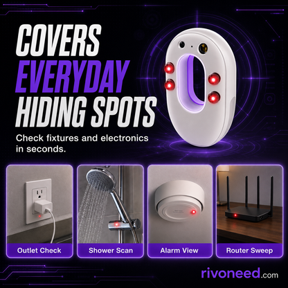 Smart Infrared Camera Detector with LED Flashlight