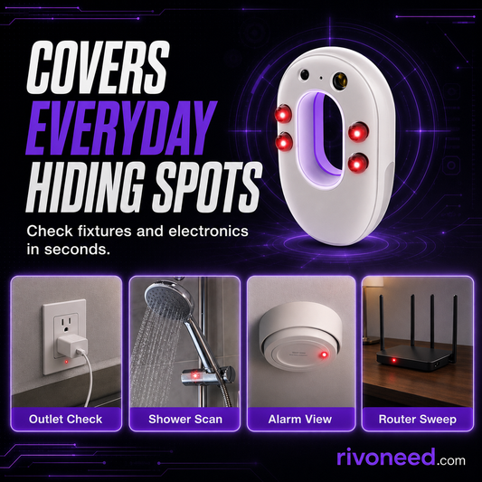 Smart Infrared Camera Detector with LED Flashlight