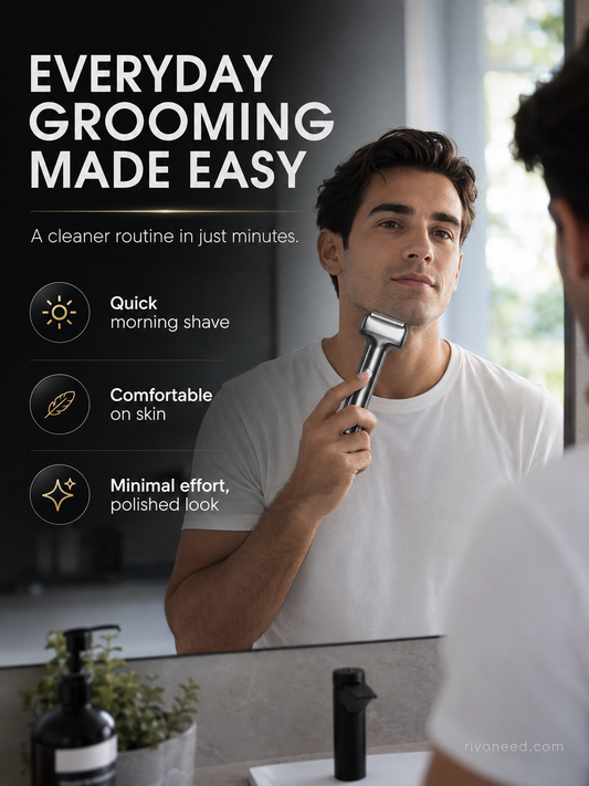 Men's Efficient Rechargeable Foil Electric Shaver