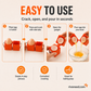 🔥🔥🔥Limited-time 😮‍💨 Buy 1 Get 1 Free ！！！🍳 Quick Egg Cracker Tool – Open Hundreds Of Eggs Faster & Cleaner 🔥