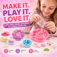 DIY Fried Ice Squishy Toy Kit with Cat Claw Design for Kids