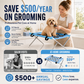 2-in-1 Foldable Pet Grooming Bed