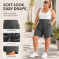 Women's Casual Wide-Leg Knee-Length Shorts