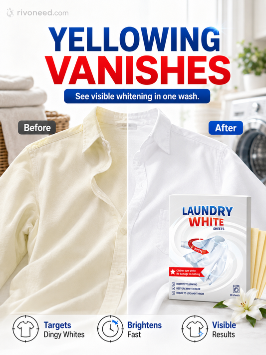 Deep Cleaning Laundry Whitening Sheets