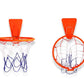 Wall-Mounted Indoor/Outdoor Self-Adhesive Plastic Portable Basketball Hoop with Accessories