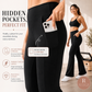 ✨ Women's Stretchy Bootcut Workout Pants – High-Waisted Tummy Control Flared Yoga Pants
