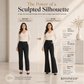 ✨ Women's High-Waist Flared Trousers | Leg-Lengthening Comfort & Effortless Elegance 👖