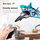 Remote-controlled aircraft cool toy set, featuring 360° stunt flight and night illumination capabilities