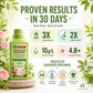 🌿 Organic Plant Growth Booster – Gentle Root Nutrient Solution for Seedlings, Flowers & Vegetables