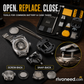 Complete 72-Piece Watch Repair Kit